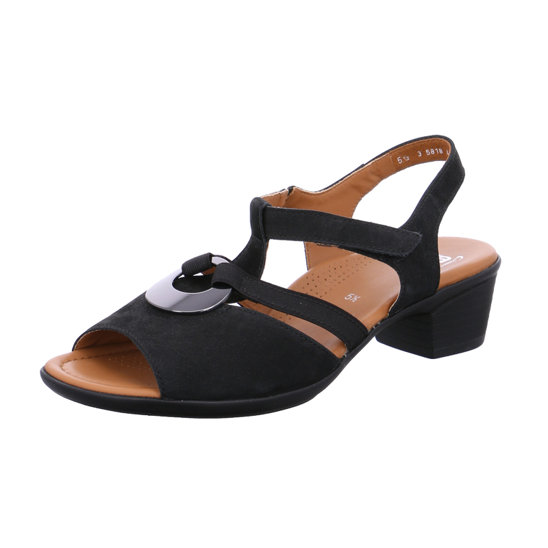 Ara Lugano Sandal Sort