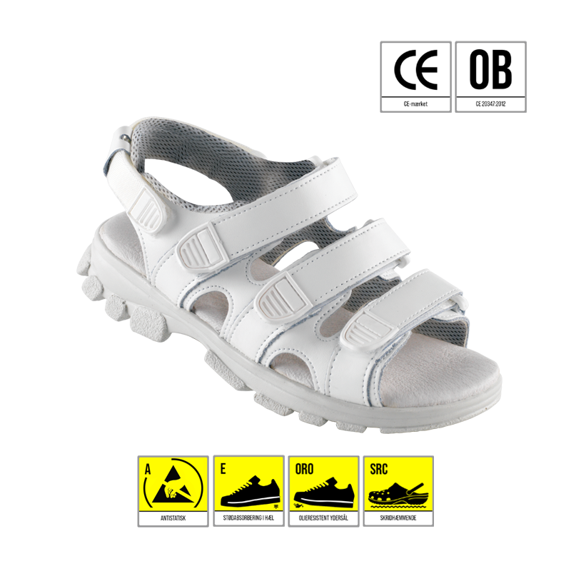 Euro-dan Walki-Trek sandal hvid