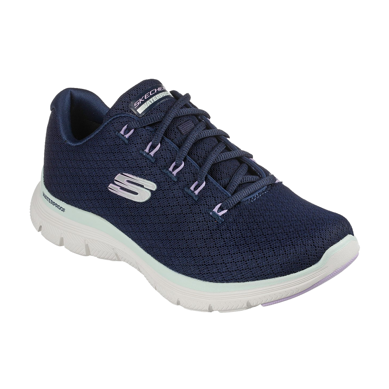 SKECHERS WOMENS FLEX APPEAL 4,0 WTP BLÅ