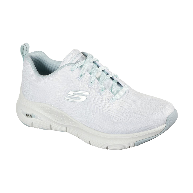 SKECHERS WOMENS ARCH FIT COMFY WAVE HVID