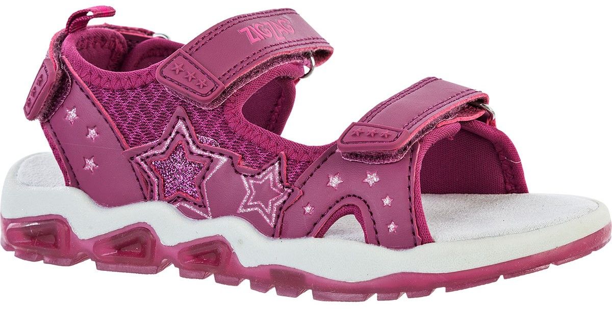 ZigZag Endry Kids Sandal m/lys Damson