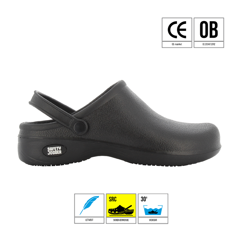 SAFETY JOGGER BESTLIGHT CLOGS SORT