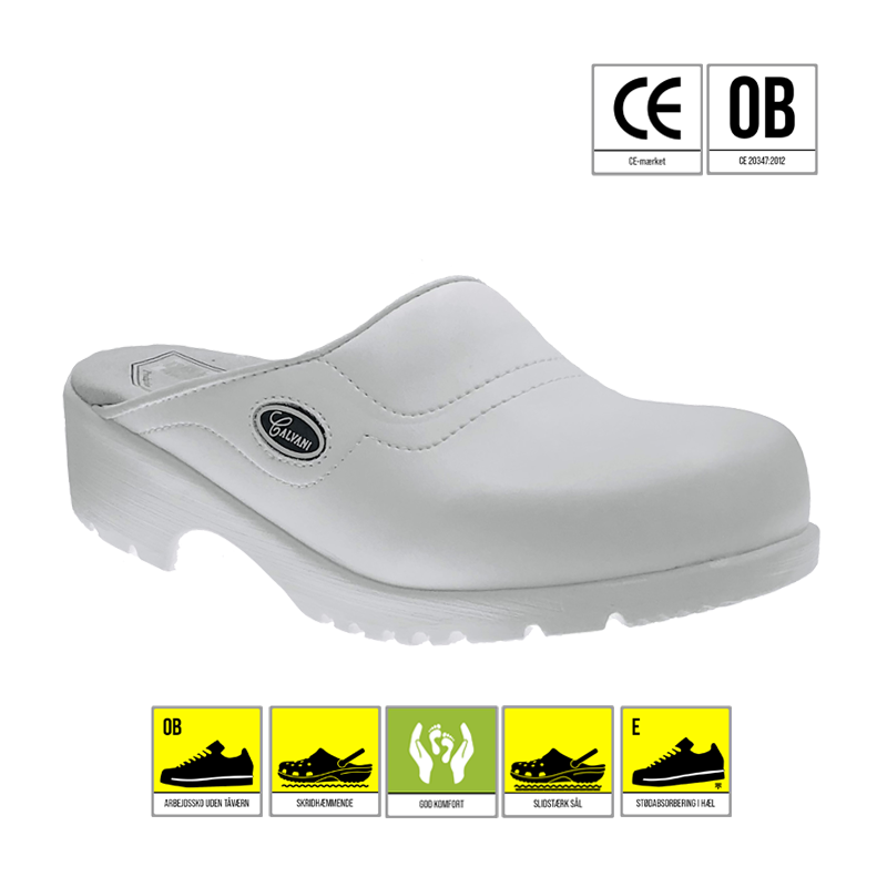 CALVANI 2121 CLOGS ÅBEN HVID