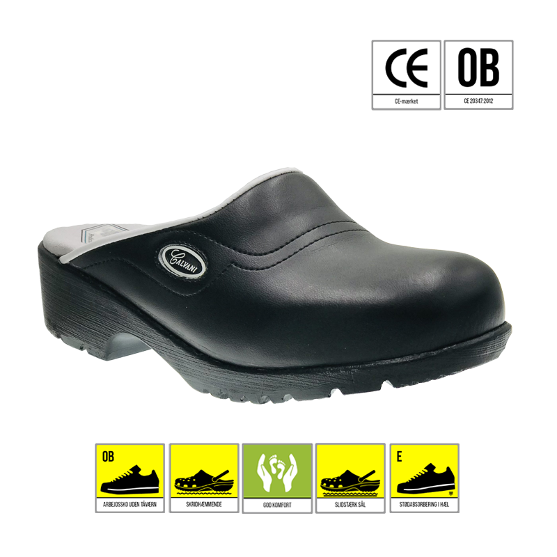 CALVANI 2121 CLOGS ÅBEN SORT