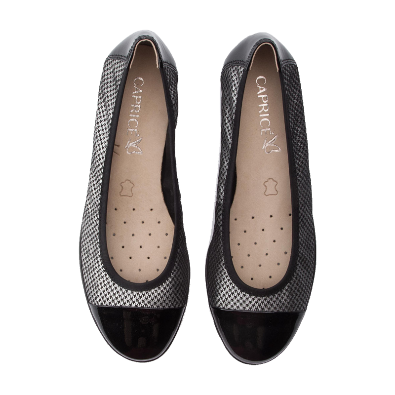 215217-01-Caprice-ballerina-sko-pepita-pat-fra-reporto