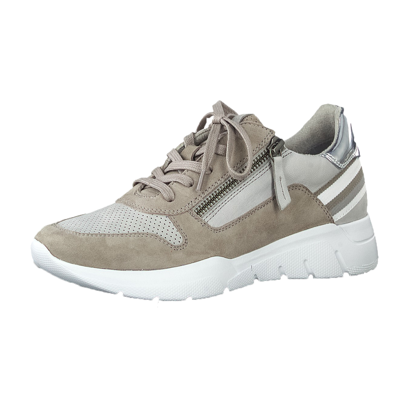 JANA SNEAKERS GRÅ/HVID