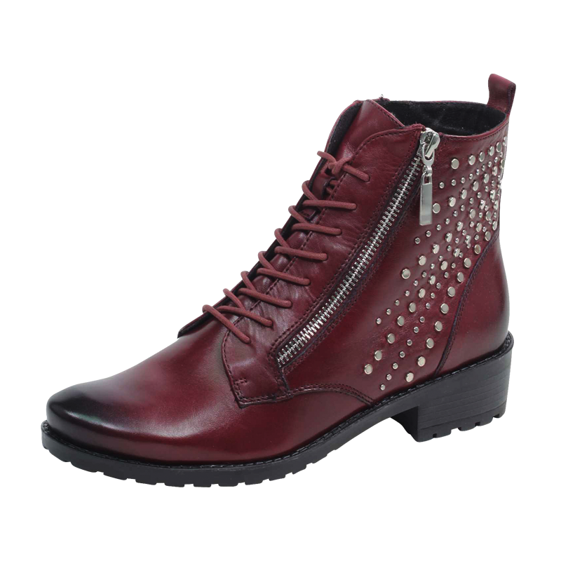 CAPRICE FASHION STØVLE BORDEAUX