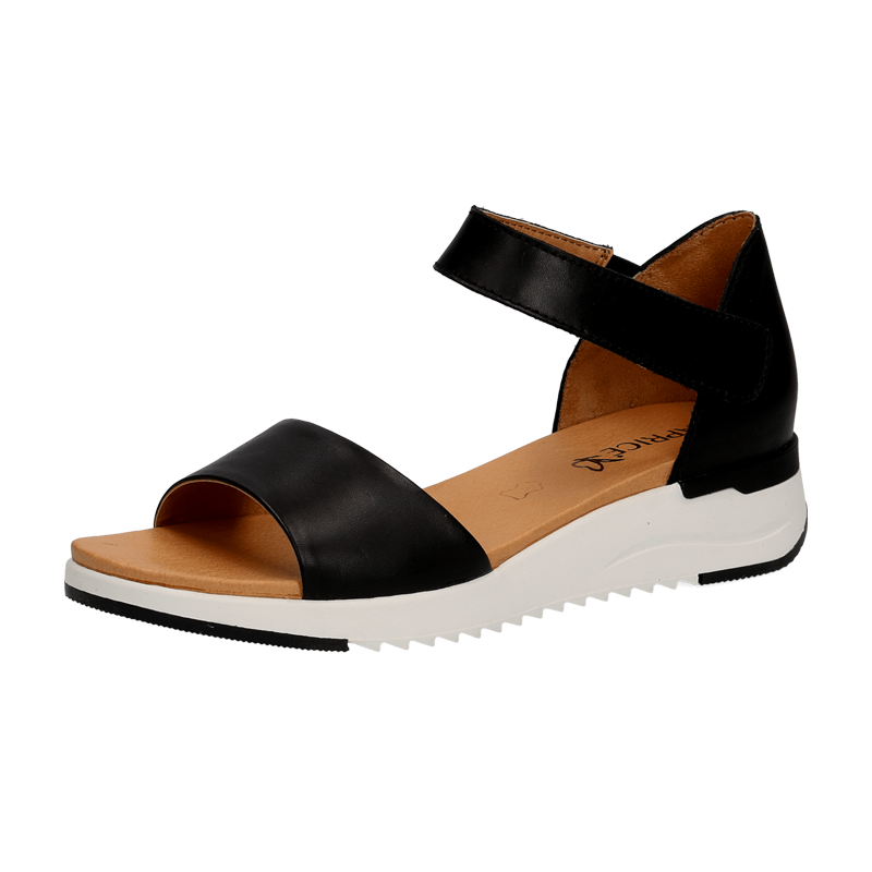 CAPRICE SANDAL MED KILEHÆL SORT