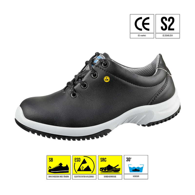 ABEBA 31781 UNI6 SIKKERHEDSSKO SORT