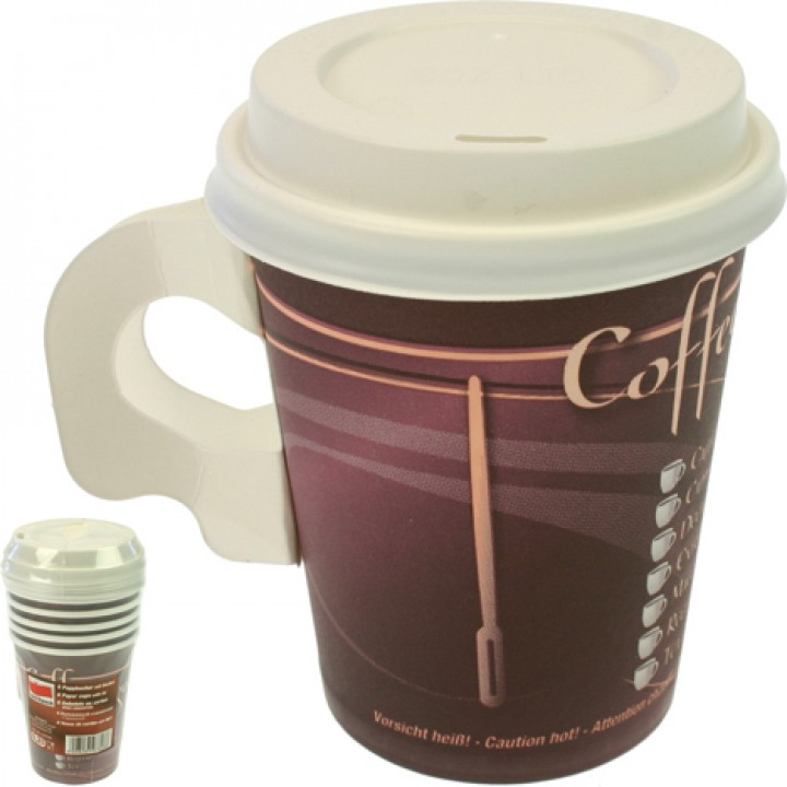 Engangs Kaffekopper To Go 6 Stk.