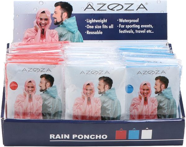 Regnponcho M/Hætte