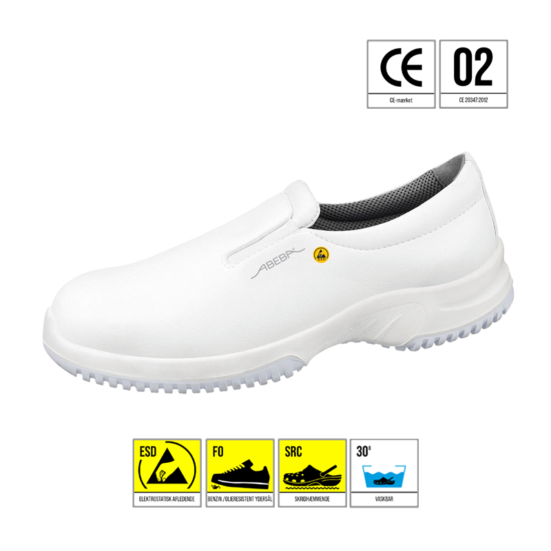 ABEBA 36740 UNI6 HYTTESKO ESD HVID
