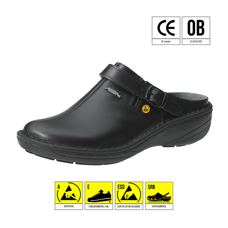 ABEBA 36813 REFELXOR SANDAL ESD SORT