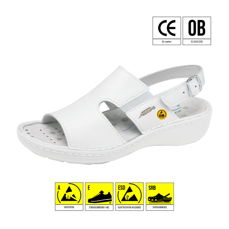 ABEBA SANDAL HVID ESD