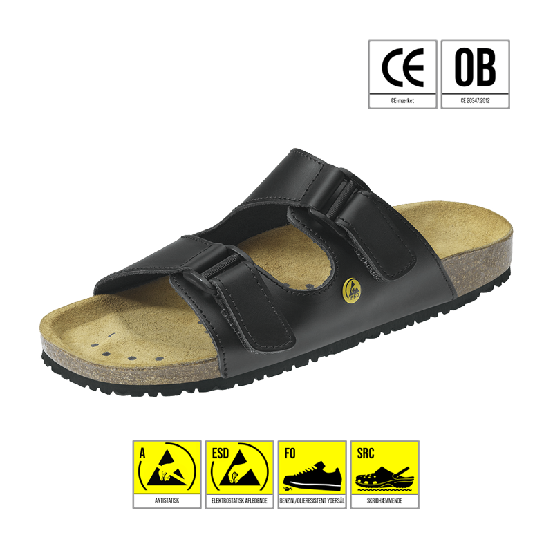 ABEBA 4085 NATURE SANDAL ESD SORT