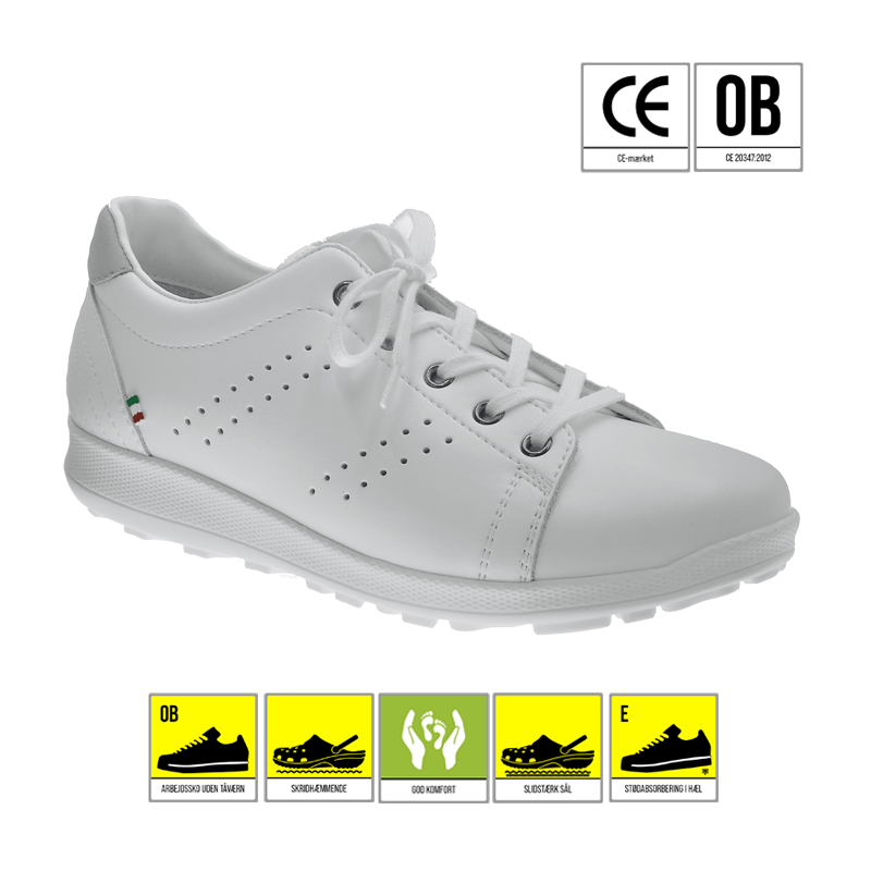 REPORTO SPORTY COMFORT SKO HVID