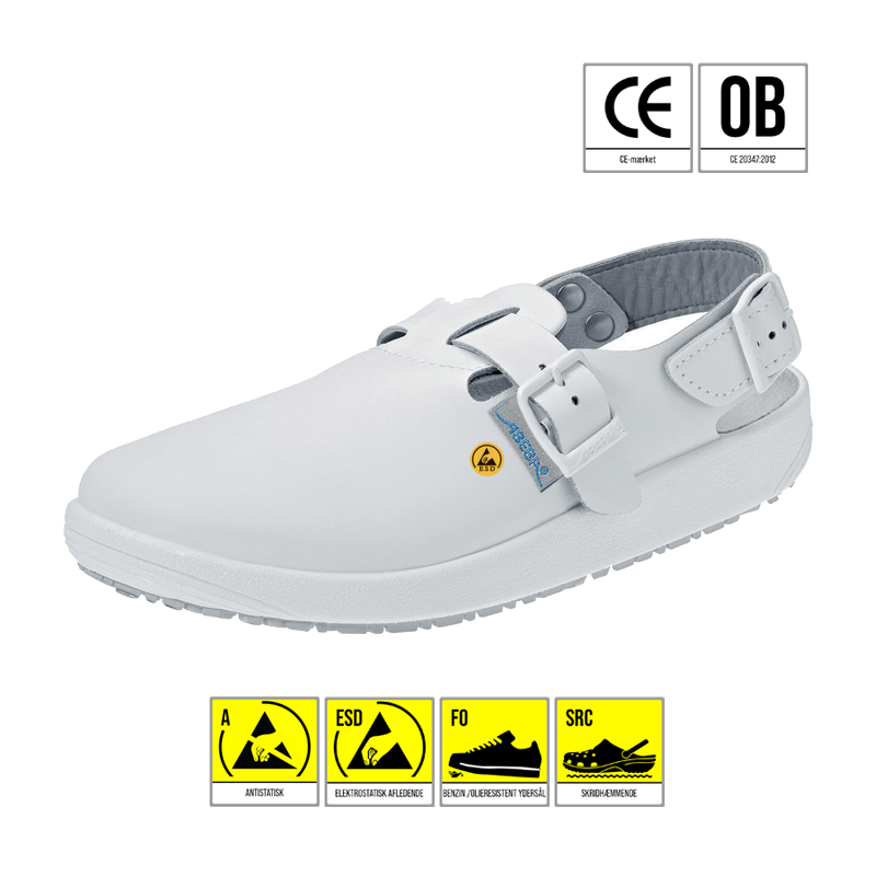 ABEBA 5100 MEDICAL CLOGS HVID ESD