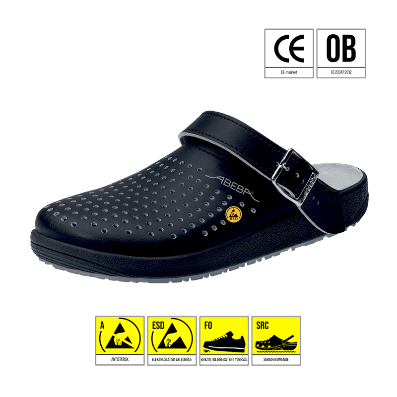 ABEBA CLOGS SORT ESD