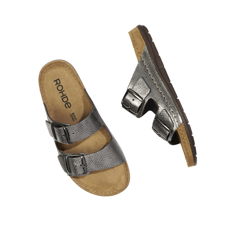 Rohde Softino Rodigo-D Sandal Mørk Sølv