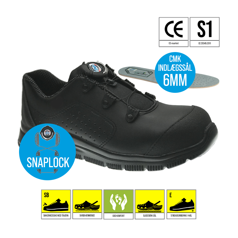 CALVANI 6511 SNEAK SNAP/TÅKAP SORT