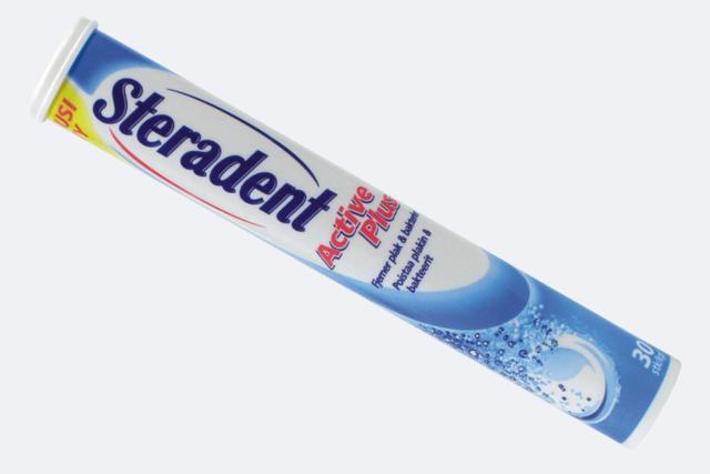 Steradent Tabl. 30 Rør Akt.