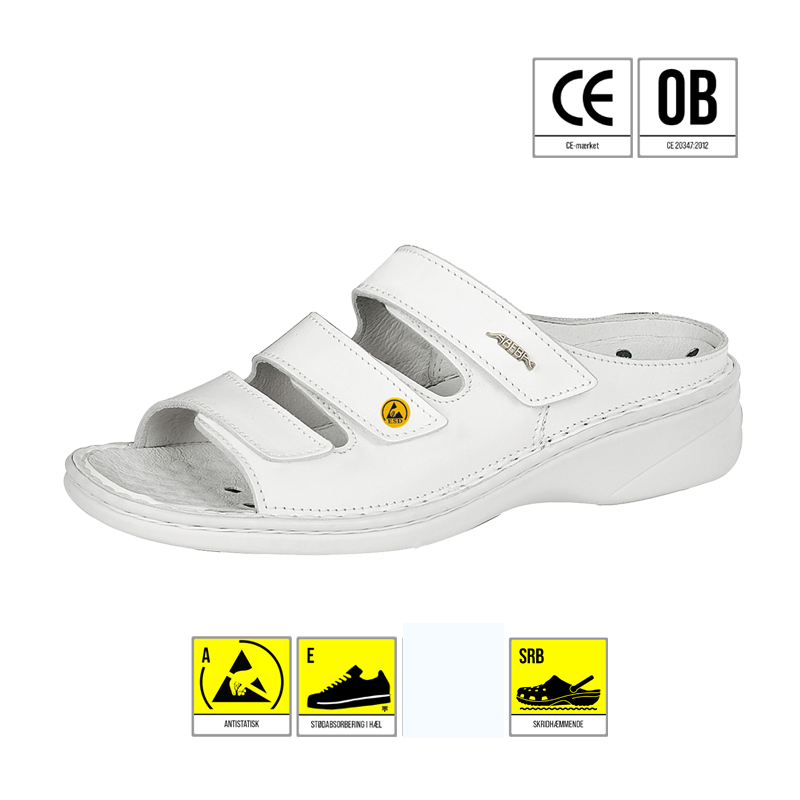 ABEBA SANDAL HVID