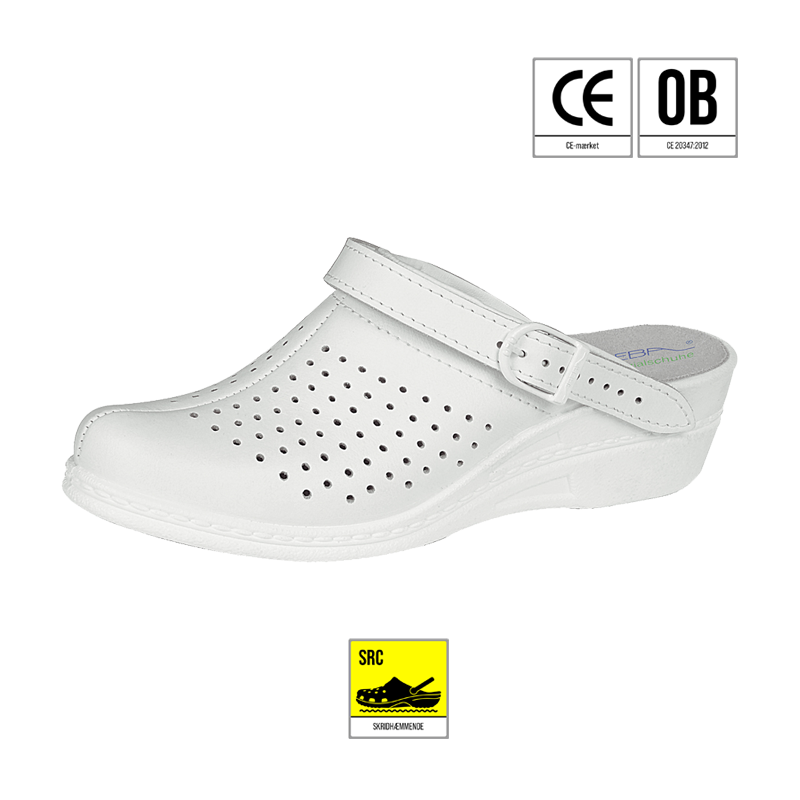 ABEBA CLOGS HVID