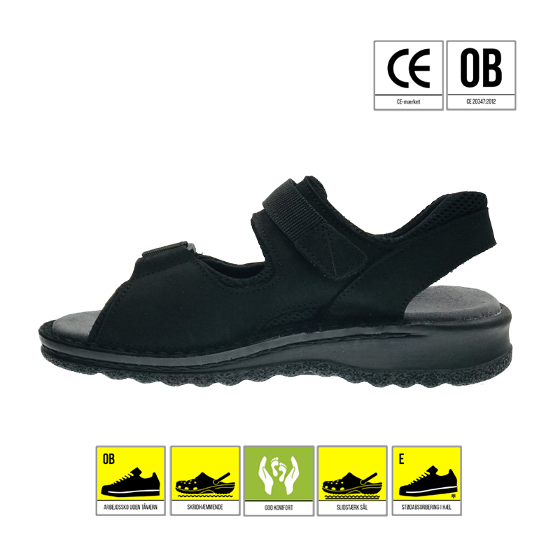 708093-01-Calvani-arbejdssko-sandal-med-velcro-sort-fra-reporto