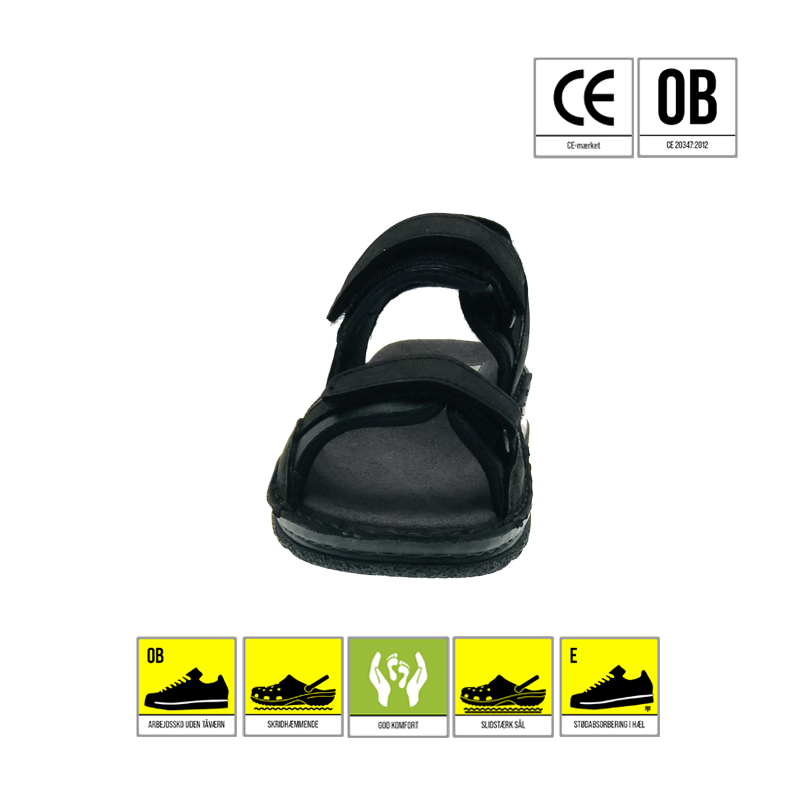 710093-01-Reporto-arbejdssko-sandal-med-velcro-sort-fra-reporto
