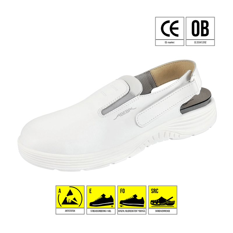 ABEBA CLOGS HVID