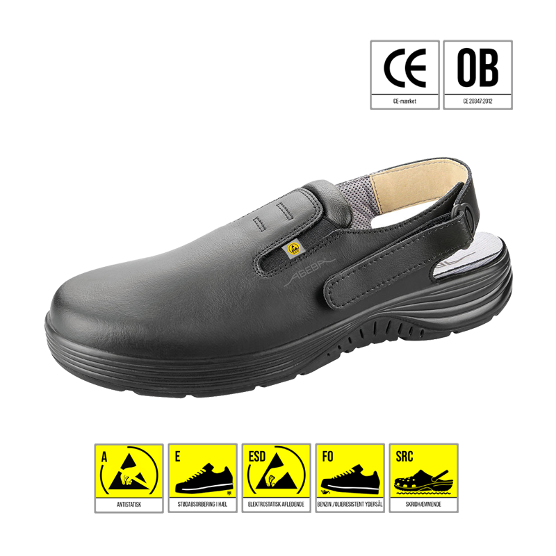 ABEBA X-LIGHT 7131135 CLOGS ESD SORT