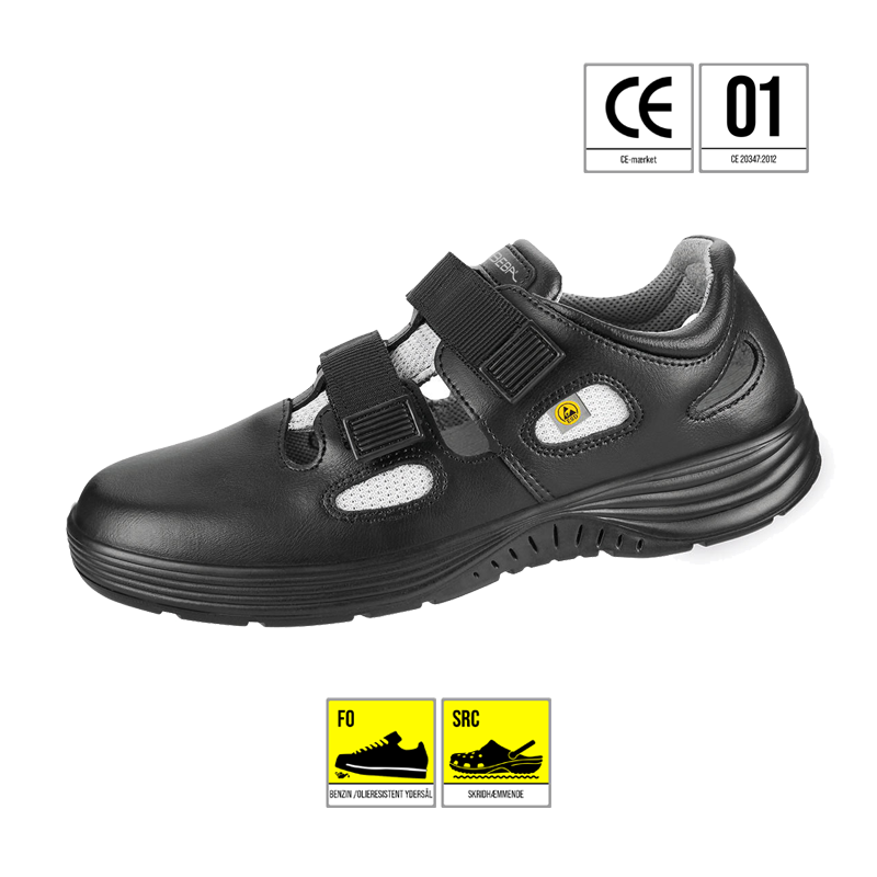 ABEBA X-LIGHT 7131136 SANDAL ESD SORT