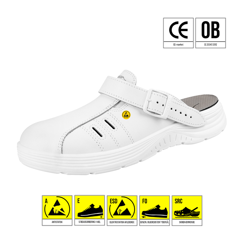 ABEBA X-LIGHT 7131141 CLOGS ESD HVID