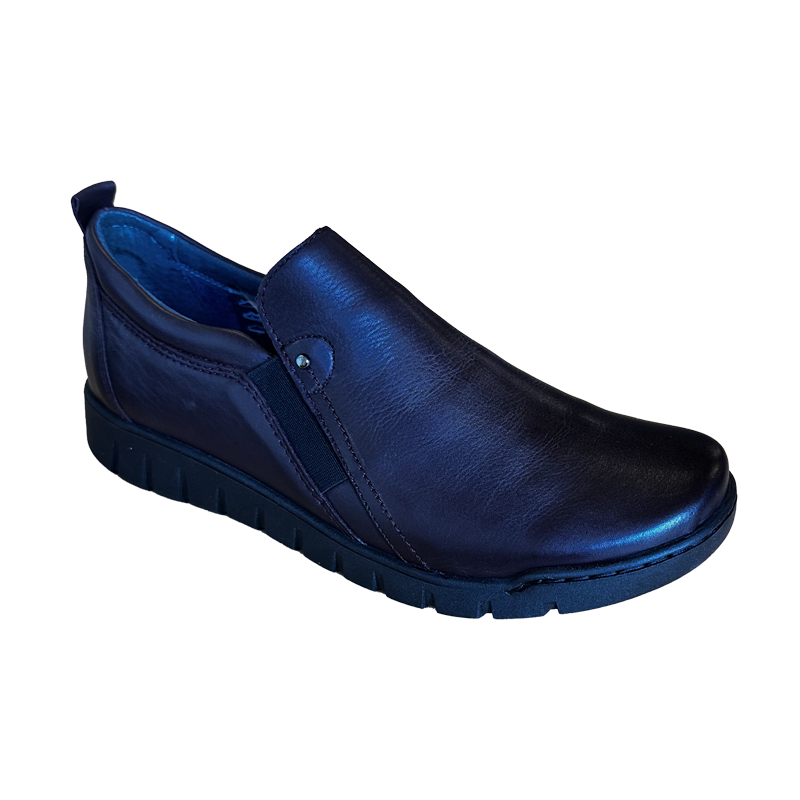RELAXSHOE SKO MED ELASTIK BORDEUX
