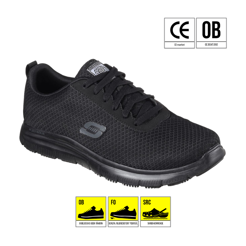 Skechers Work Men Flex Bendon Sort