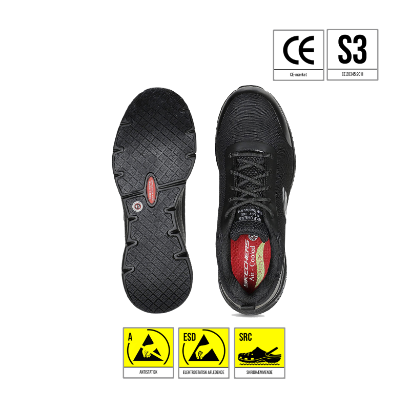801991-01-Skechers-arch-fit-ringstrap-sikkerhedssko-1