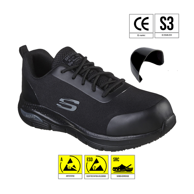 801991-01-Skechers-arch-fit-ringstrap-sikkerhedssko-1
