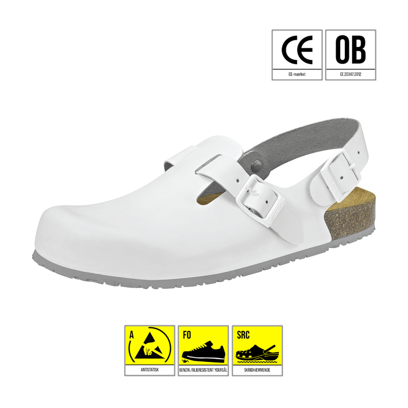 ABEBA CLOGS HVID