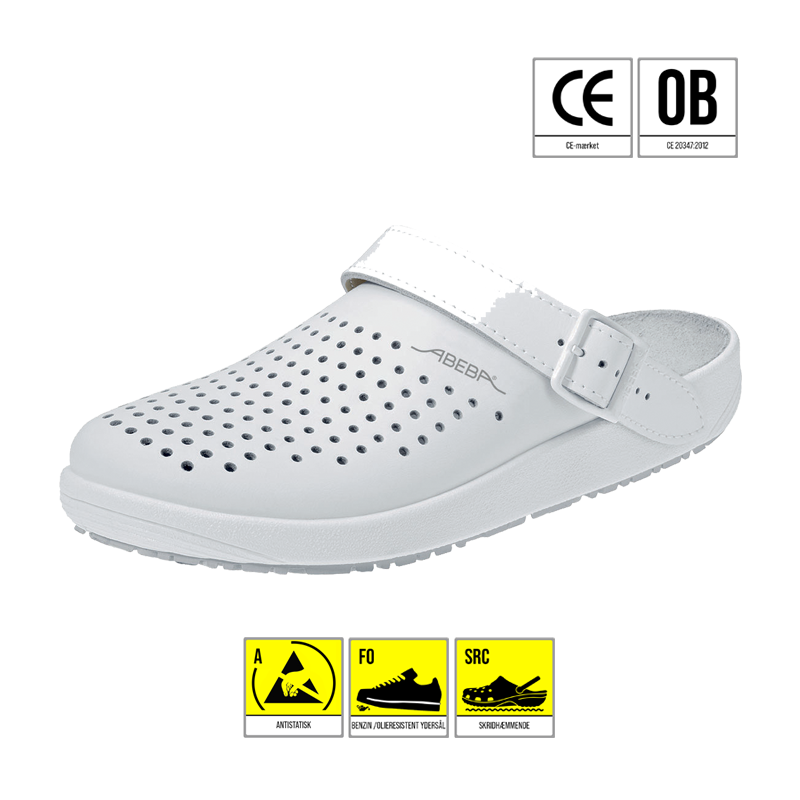 ABEBA CLOGS HVID