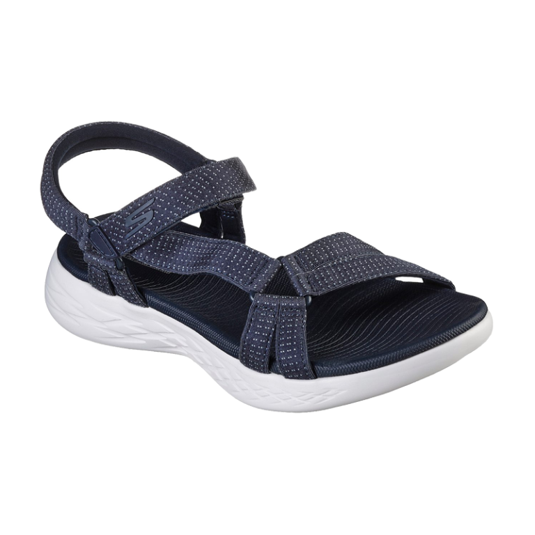 Skechers-Womens-On-The-Go-600-Brilliancy-sandal- navy